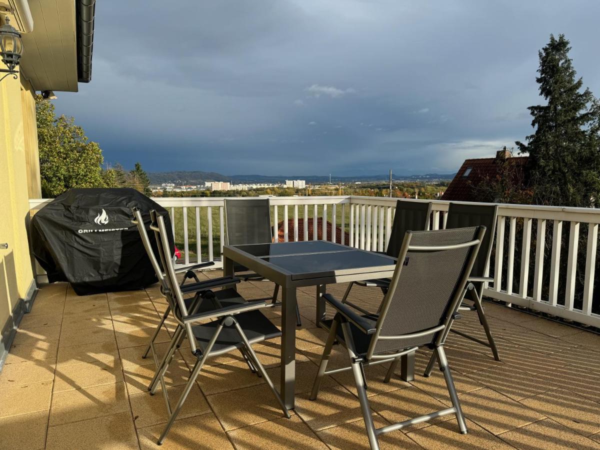 205 Qm "Traumtor" Mit Sauna, Whirlpool, Kamin Und 3 Terrassen Mit Blick In Die Boehmisch Saechsische Schweiz Drážďany Exteriér fotografie